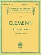 Sonatinas for the Piano, Op. 36, 37, 38 piano sheet music cover